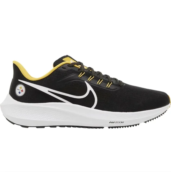 Nike Air Zoom Pegasus 39 Pittsburgh Steelers Sneakers Black Men’s Size 12 Nike Air Zoom Pegasus 39 Pittsburgh Steelers Running Shoes  main image 4